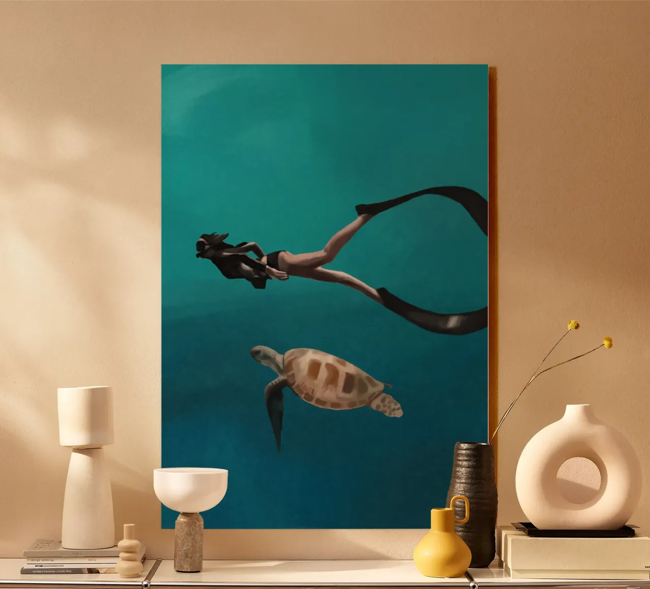 A Tranquil Dive plexiglass da Verse