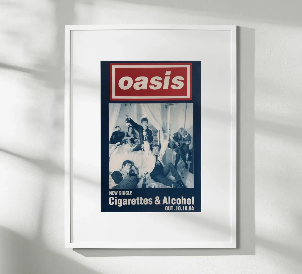 I Gallagher sono tornati poster con telaio in plastica da volth