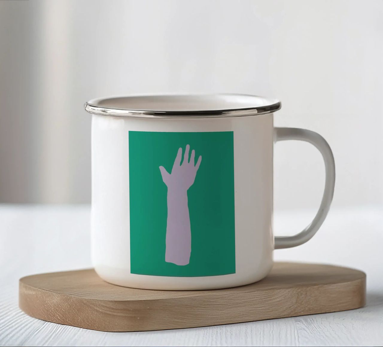 Hans tazza in smalto da Jack Webster