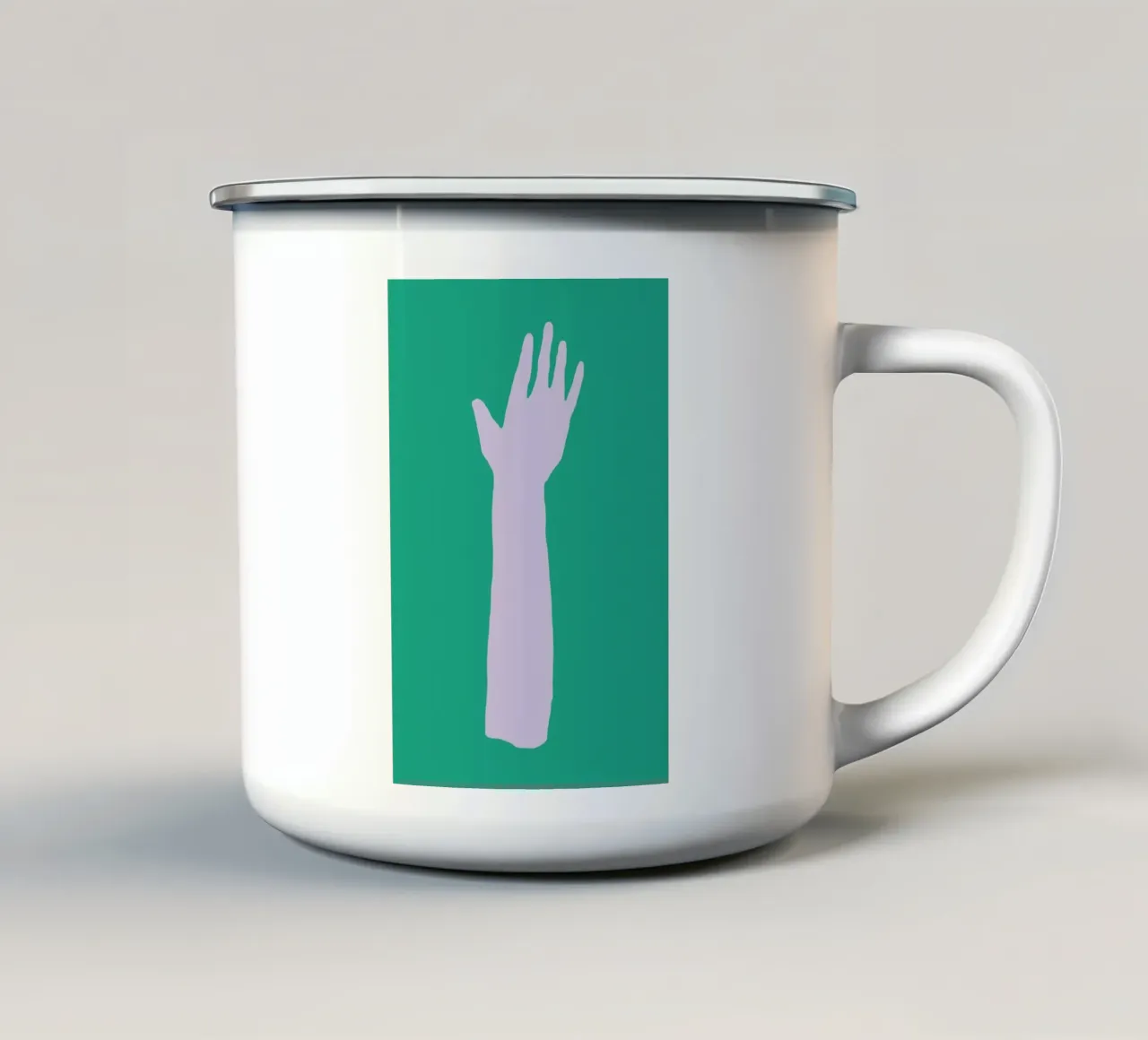 Hans tazza in smalto da Jack Webster