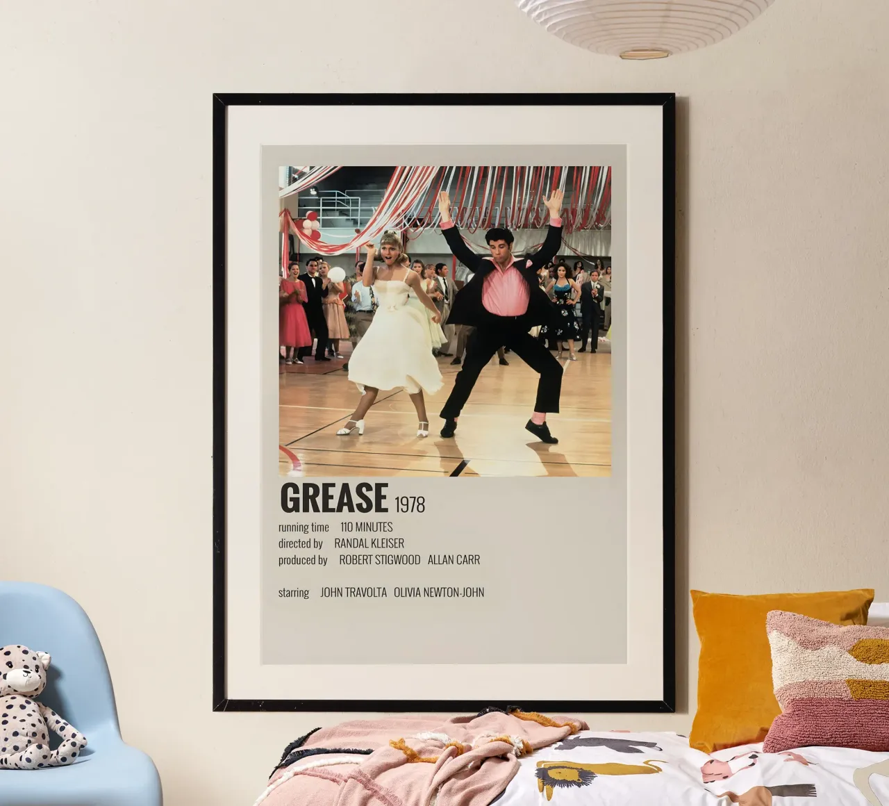 GREASE 1978 poster da MVFminimalist