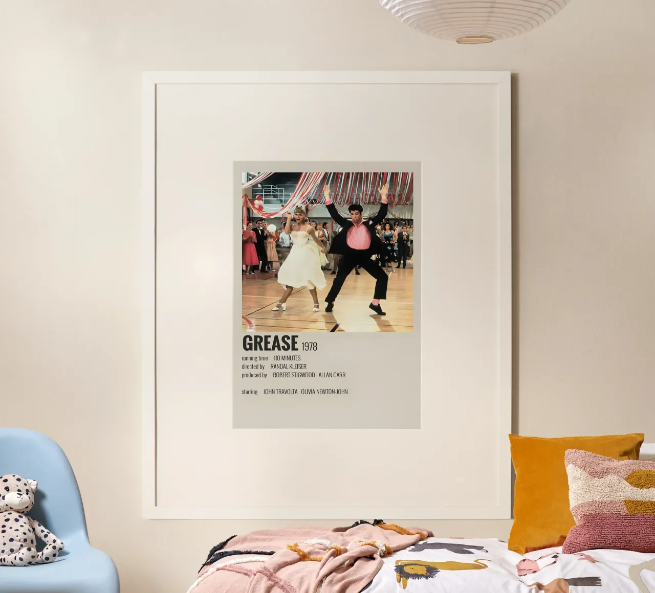 GREASE 1978 poster da MVFminimalist