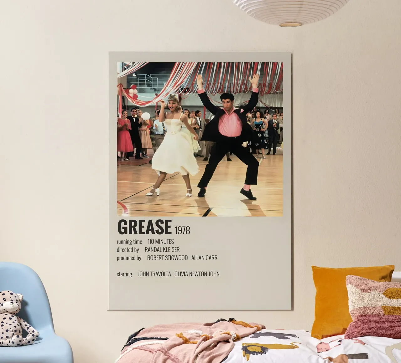 GREASE 1978 poster da MVFminimalist
