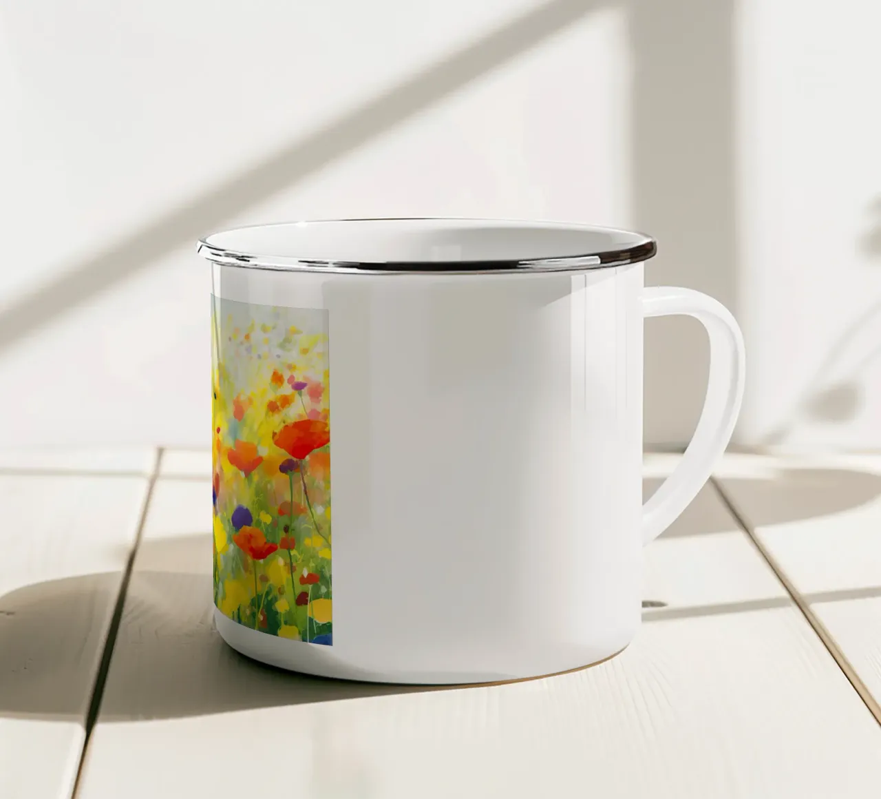 Arte da parete di Imagine tazza in smalto da Imagine