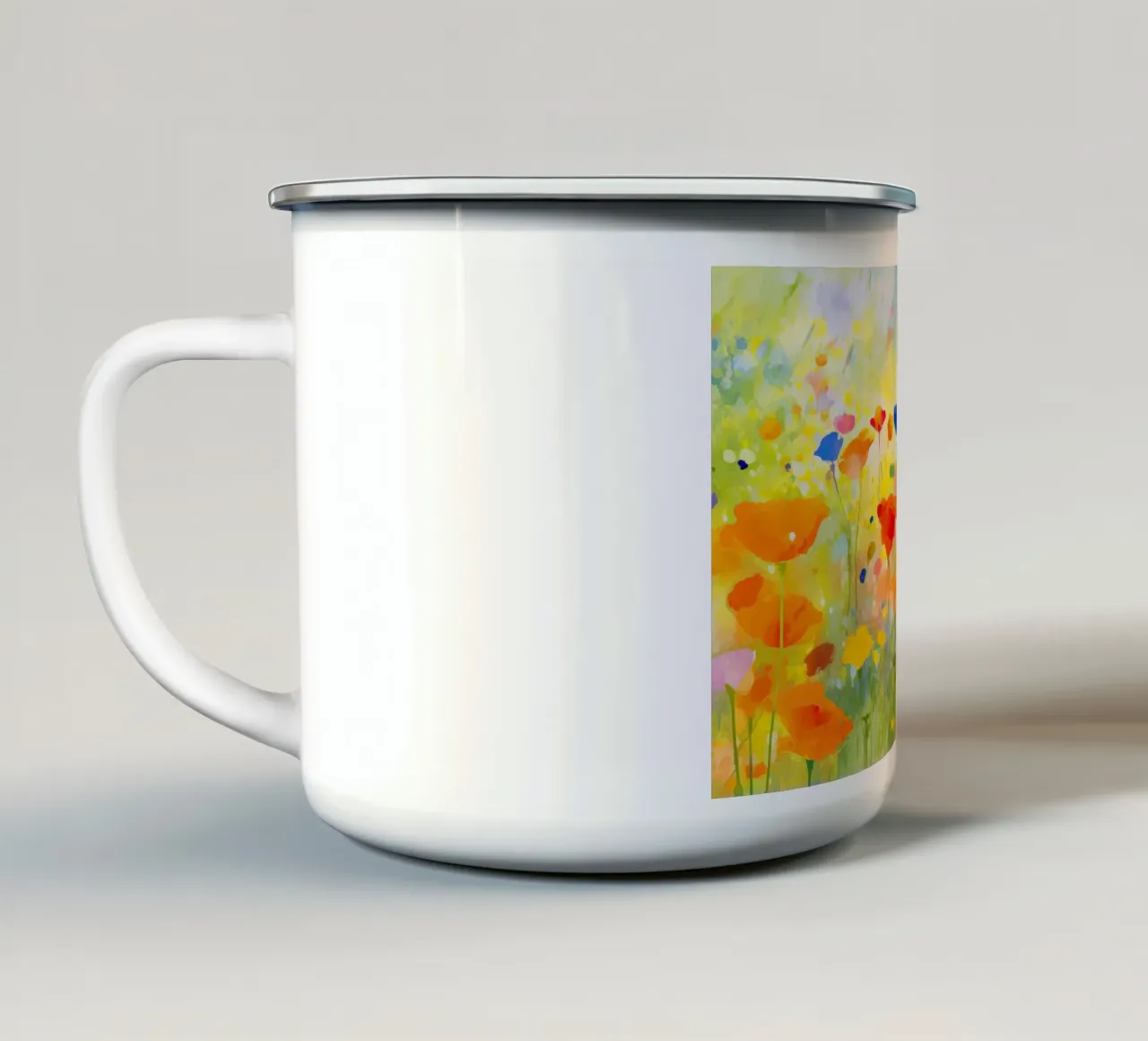 Arte da parete di Imagine tazza in smalto da Imagine