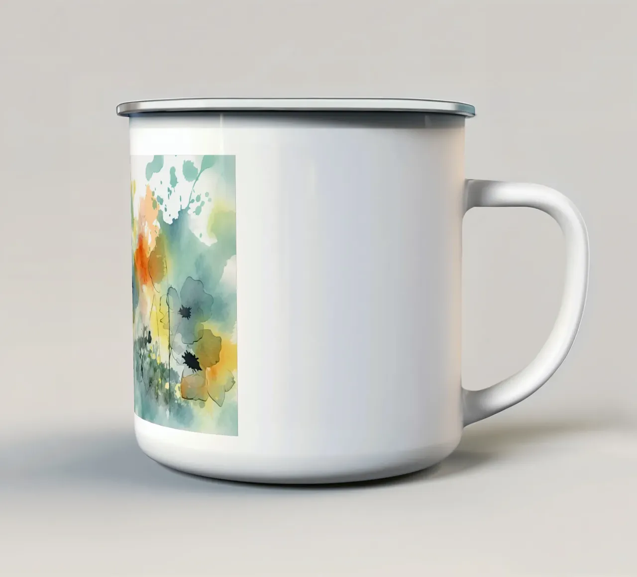 Arte da parete di Imagine tazza in smalto da Imagine