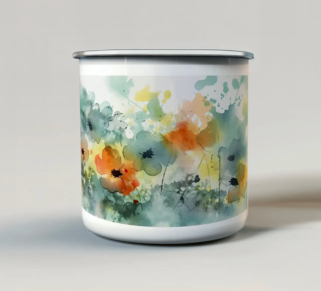 Arte da parete di Imagine tazza in smalto da Imagine
