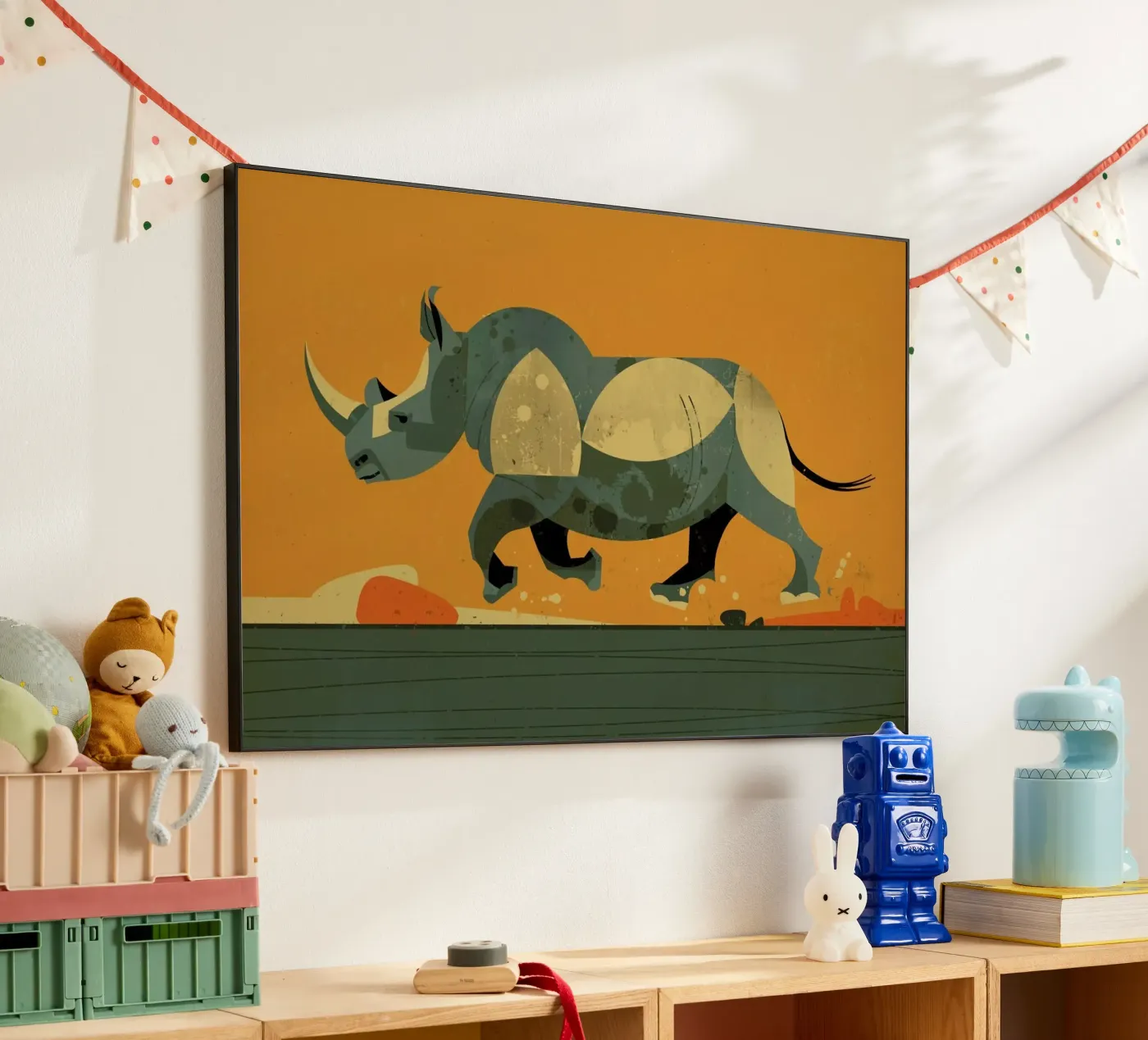Rhino forex plate by Dieter Braun