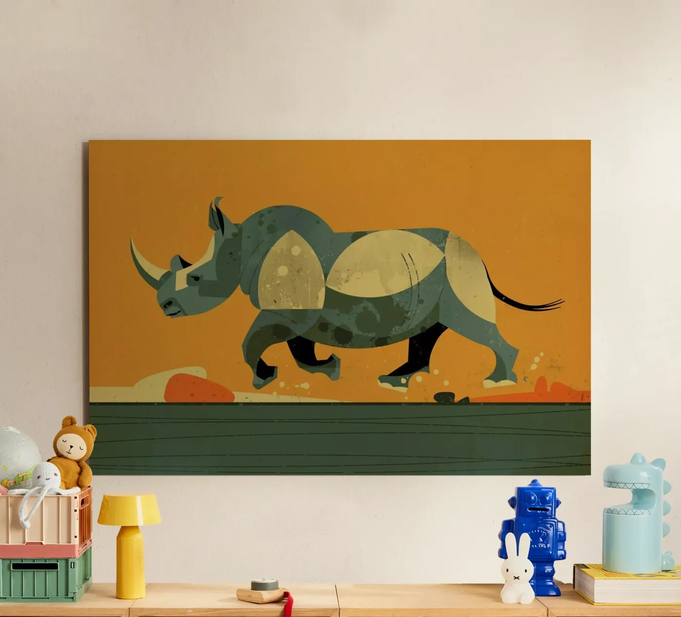 Rhino forex plate by Dieter Braun