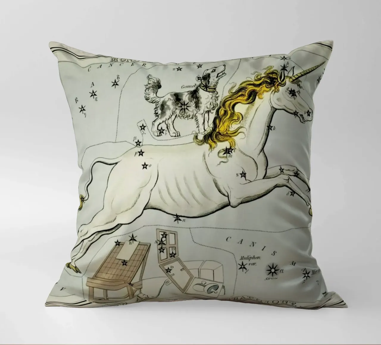 Monoceros cuscino da Vintage by JUNIQE