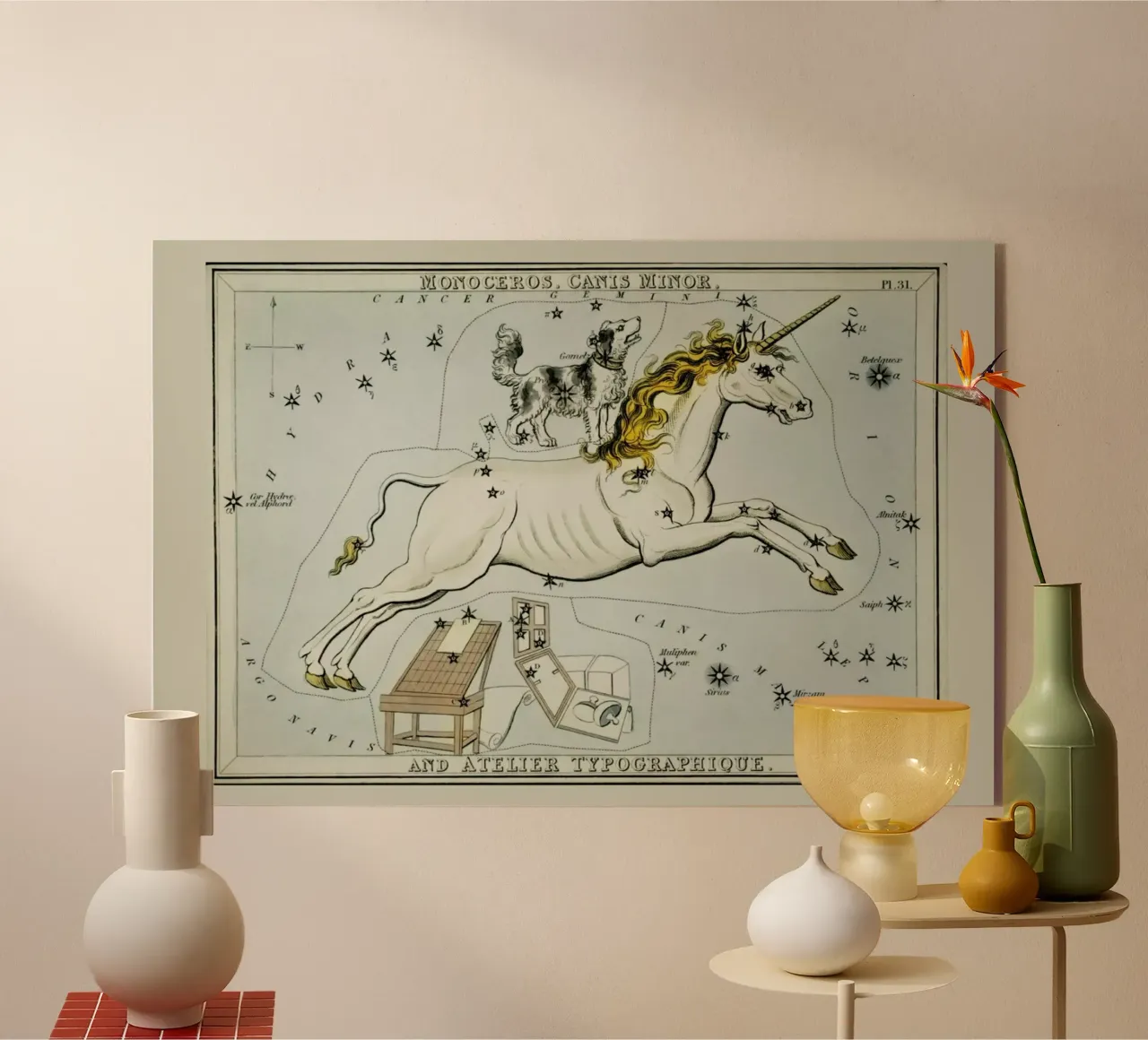 Monoceros plexiglass da Vintage by JUNIQE