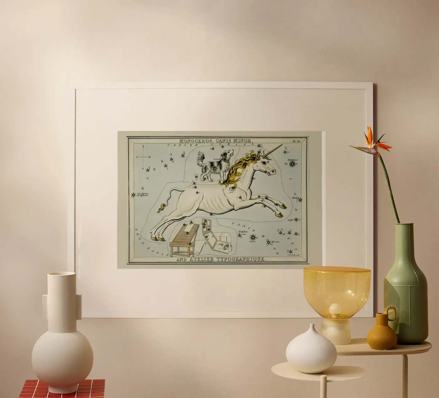 Monoceros poster da Vintage by JUNIQE