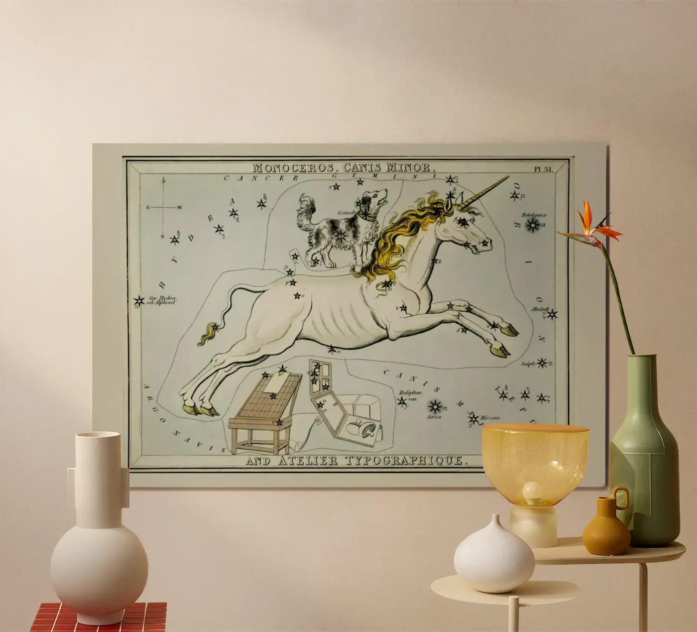 Monoceros poster da Vintage by JUNIQE