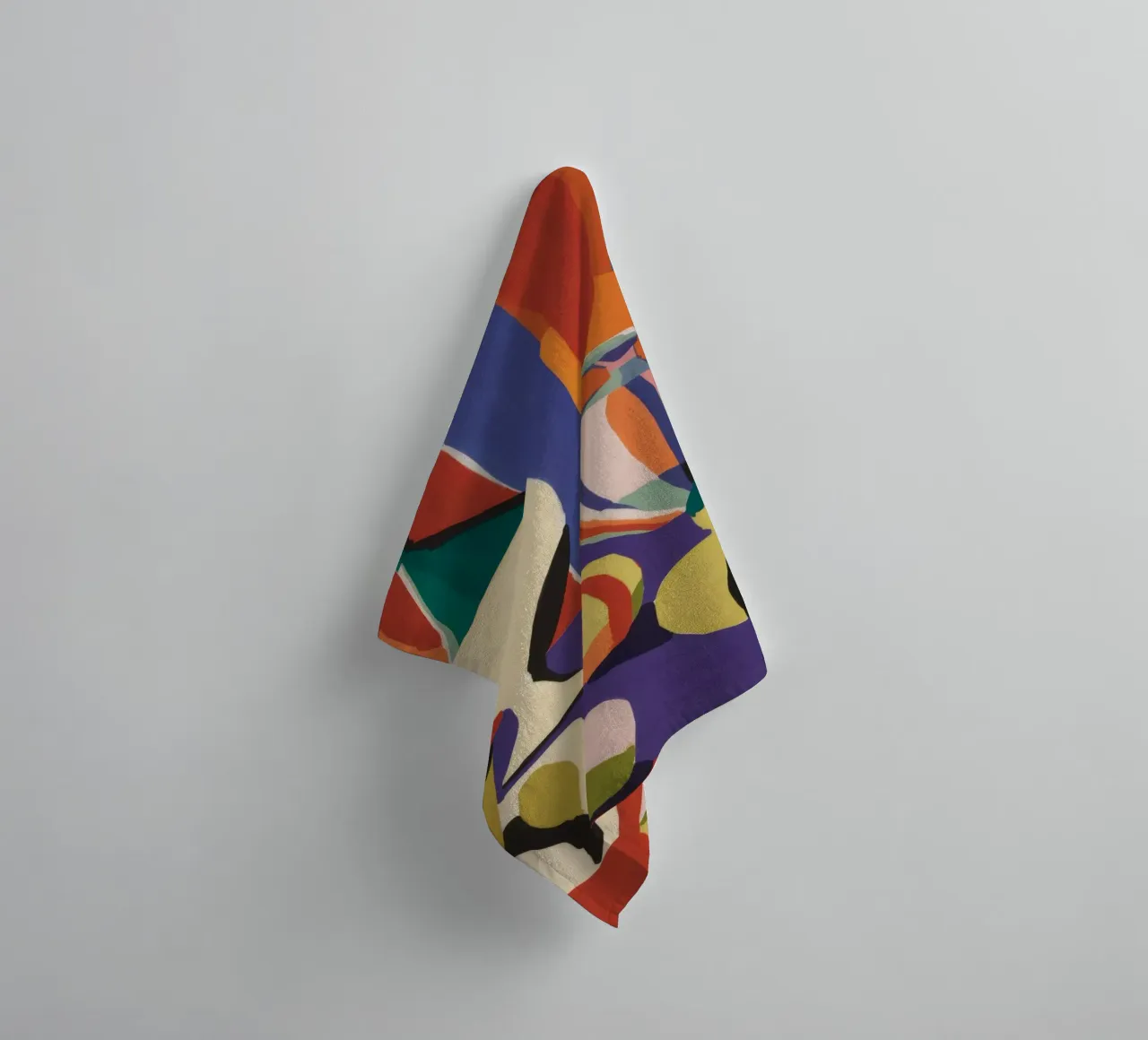 Déconstruction d'un vase cubiste serviette de bain de Tiga Bersama