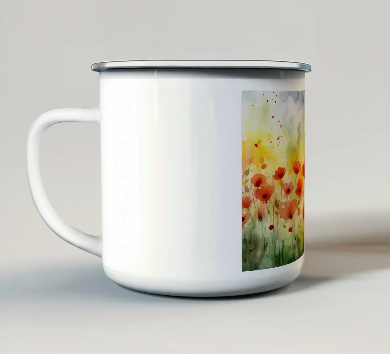 Klaprozen tazza in smalto da Imagine
