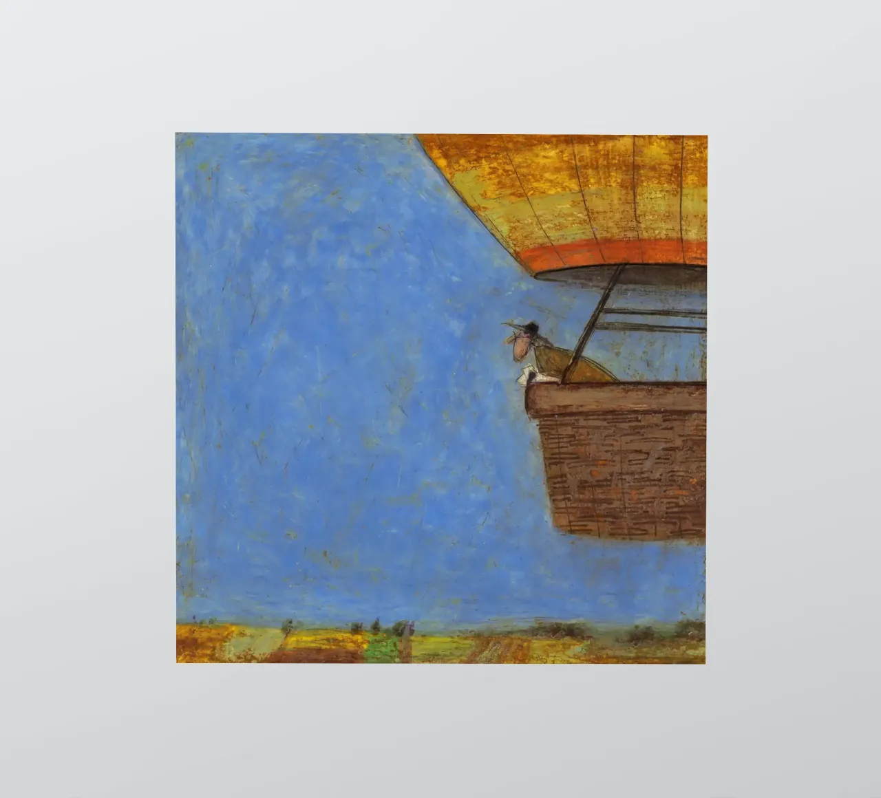 Sam Toft Un point de vue différent autocollant de Greengrace