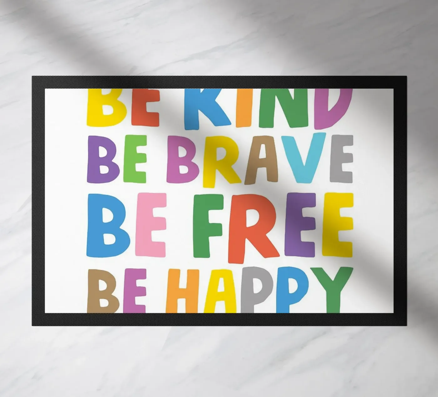 kid decor doormat by Brandi N Huskey