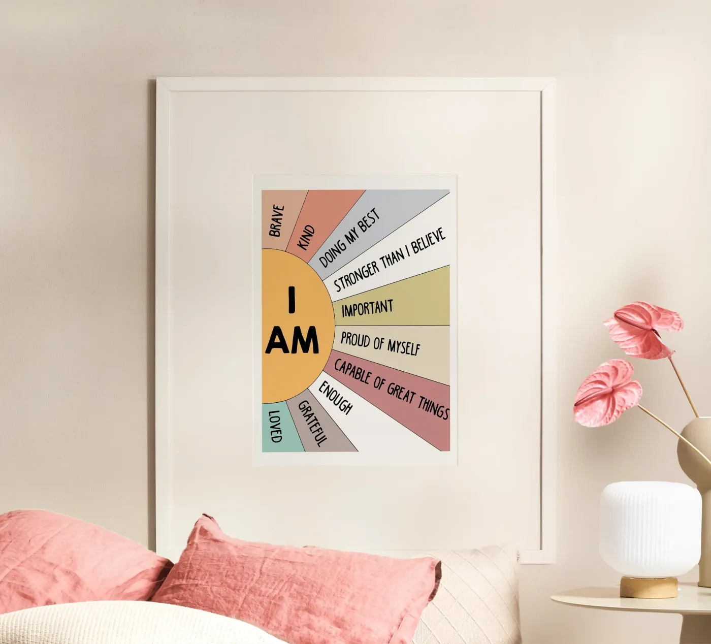 Ich bin Affirmation Poster von Brandi N Huskey