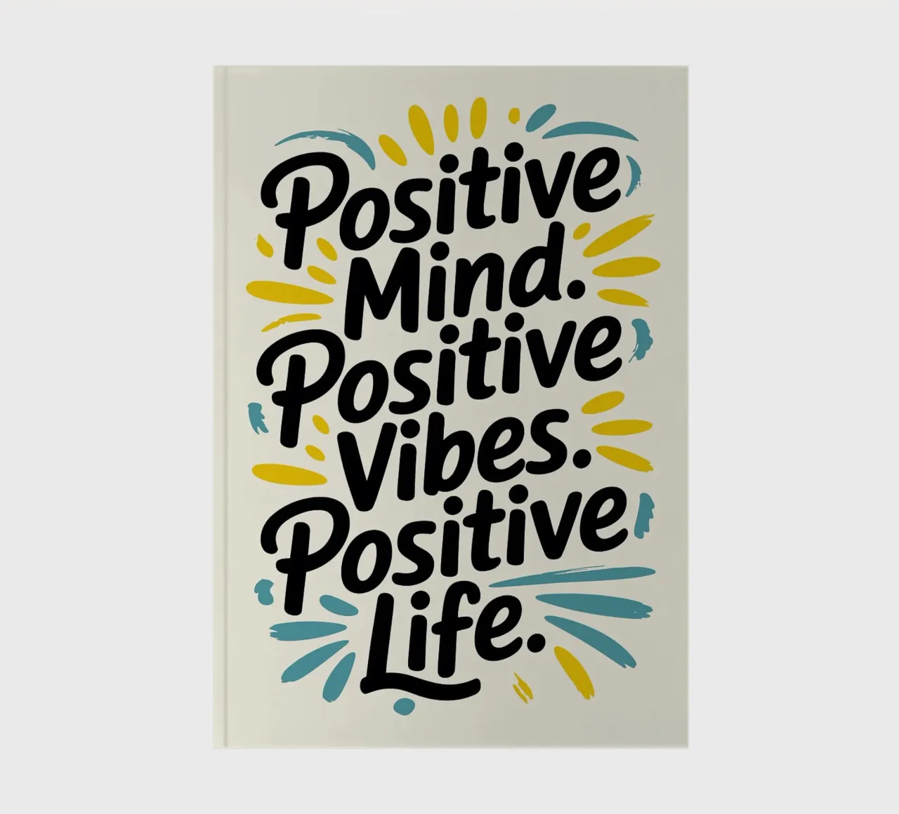 Esprit positif, vibrations positives carnet de notes de Brandi N Huskey