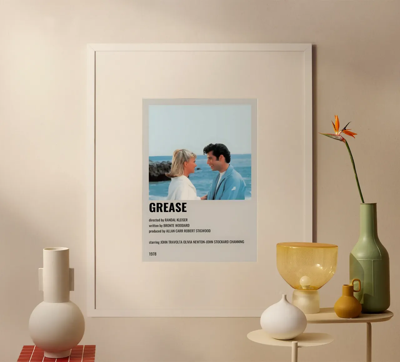 GREASE poster da MVFminimalist