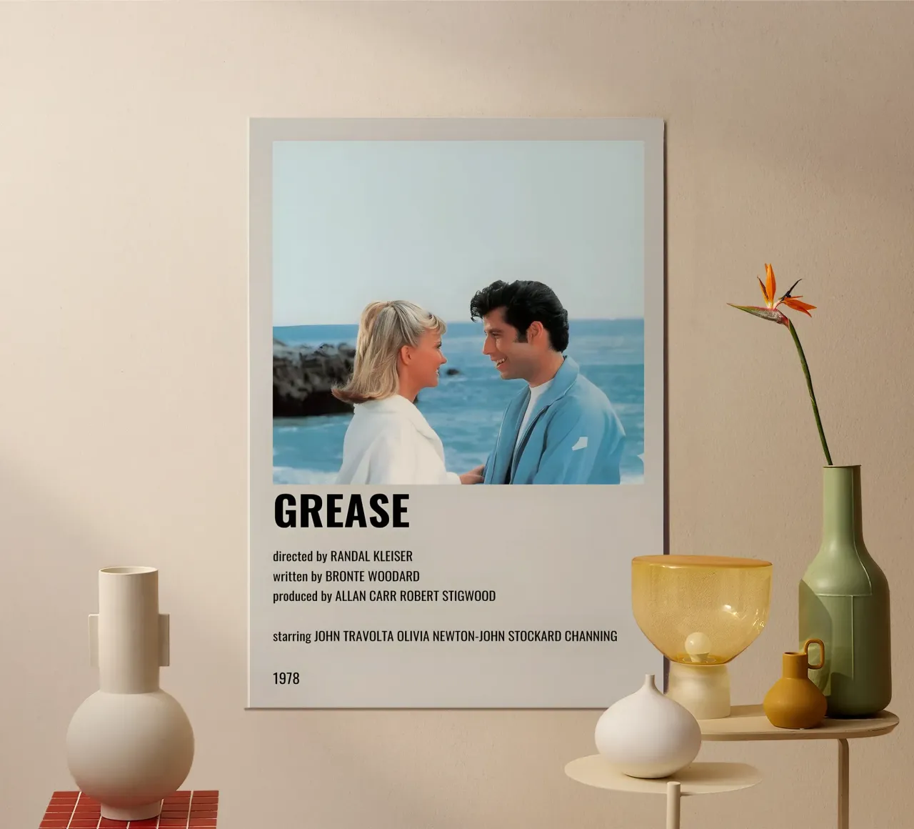 GREASE poster da MVFminimalist