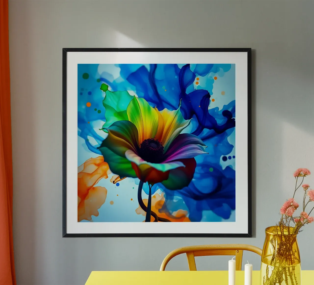 Blume_5 poster da Farb- und Blütenzauber by LK