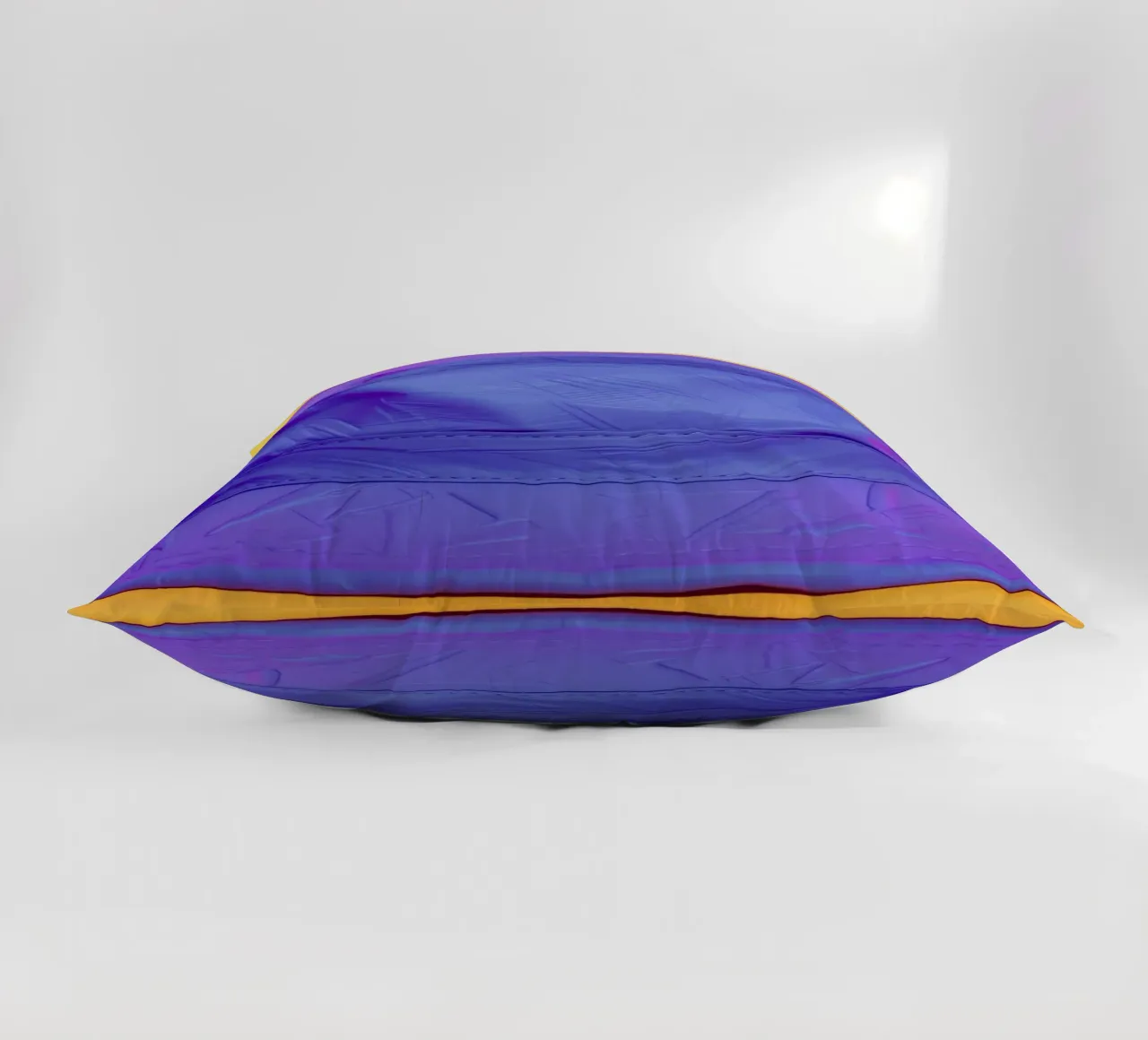 Elegante cappello a secchiello blu con superficie testurizzata cuscino da DesignDoodle