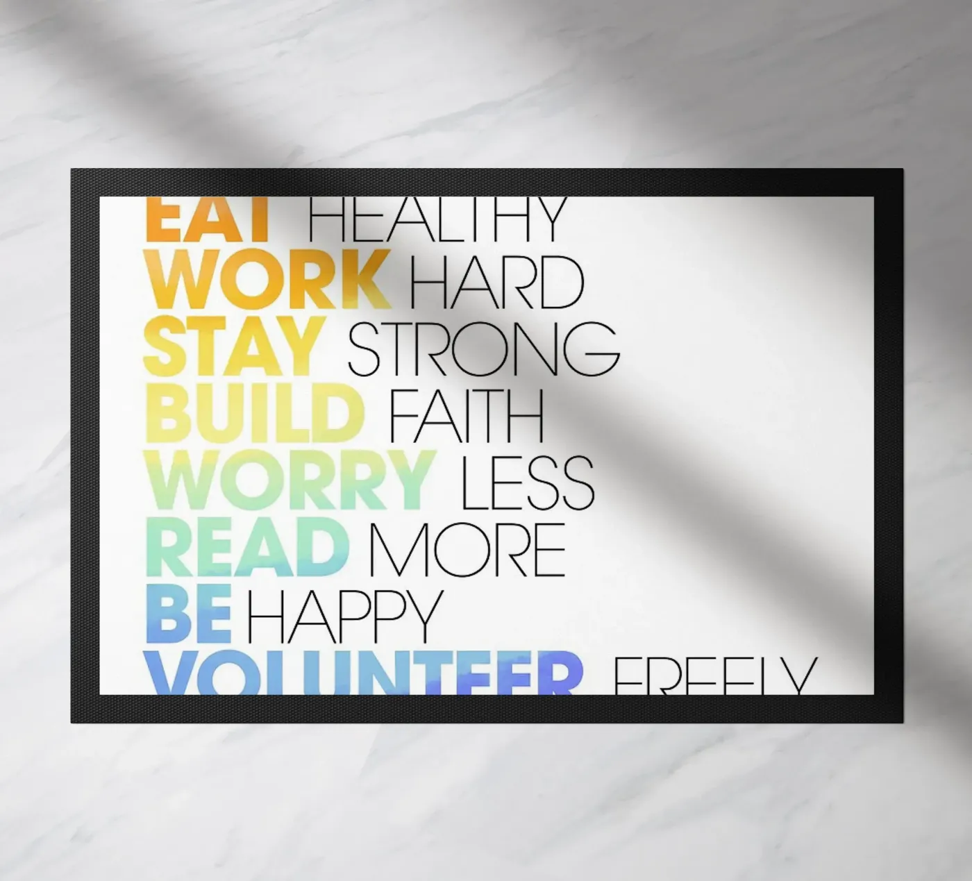 To Do List doormat by Brandi N Huskey