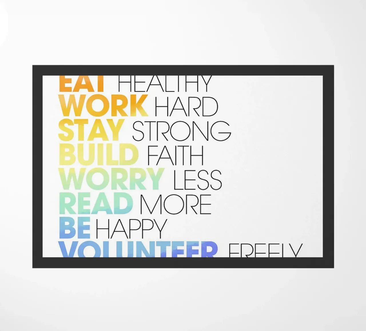 To Do List doormat by Brandi N Huskey