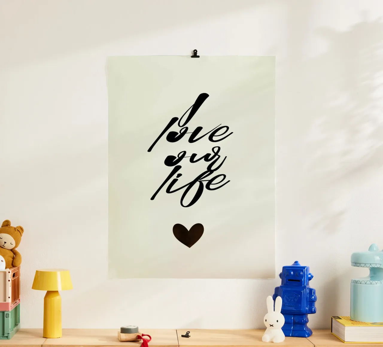 I Love Our Life hahnemühle de Kubistika