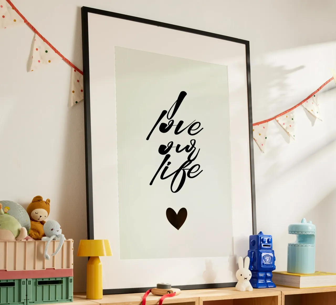 I Love Our Life hahnemühle de Kubistika
