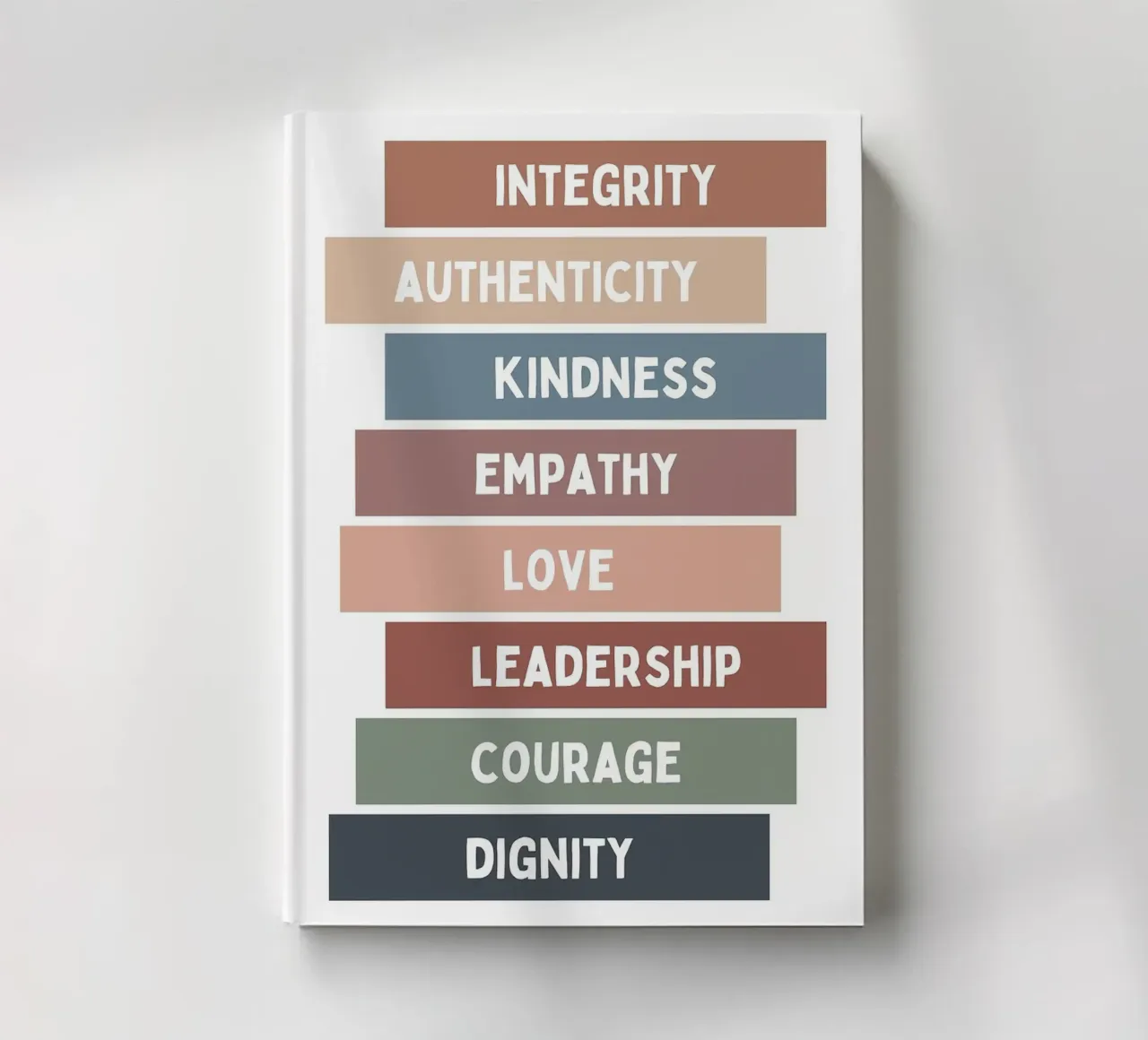 Integrity Authenticity notebook by Brandi N Huskey