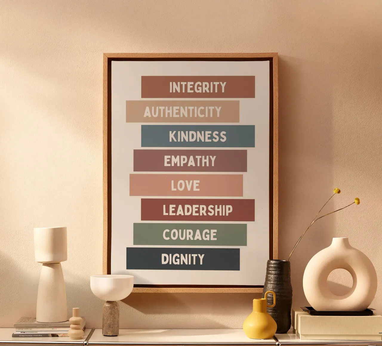 Integrity Authenticity canvas by Brandi N Huskey