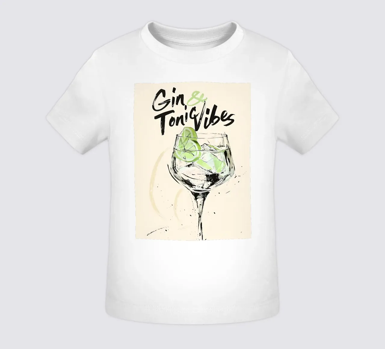 Gin and Tonic Vibes baby t-shirt by 🥝 KIWI STORE