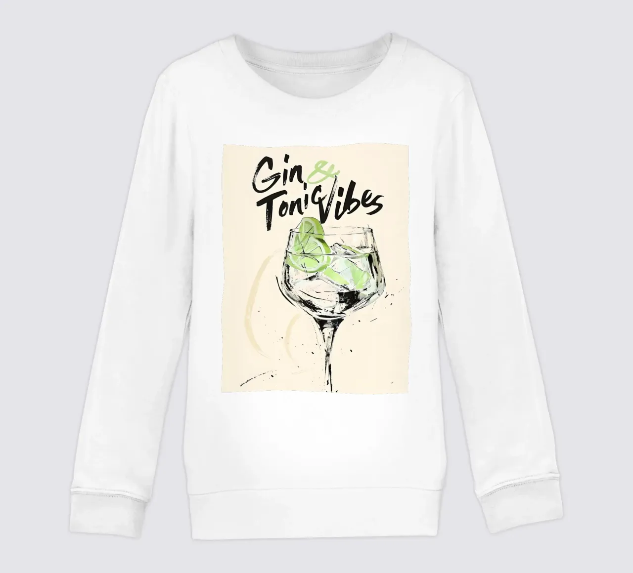 Gin and Tonic Vibes kids sweatshirt by 🥝 KIWI STORE
