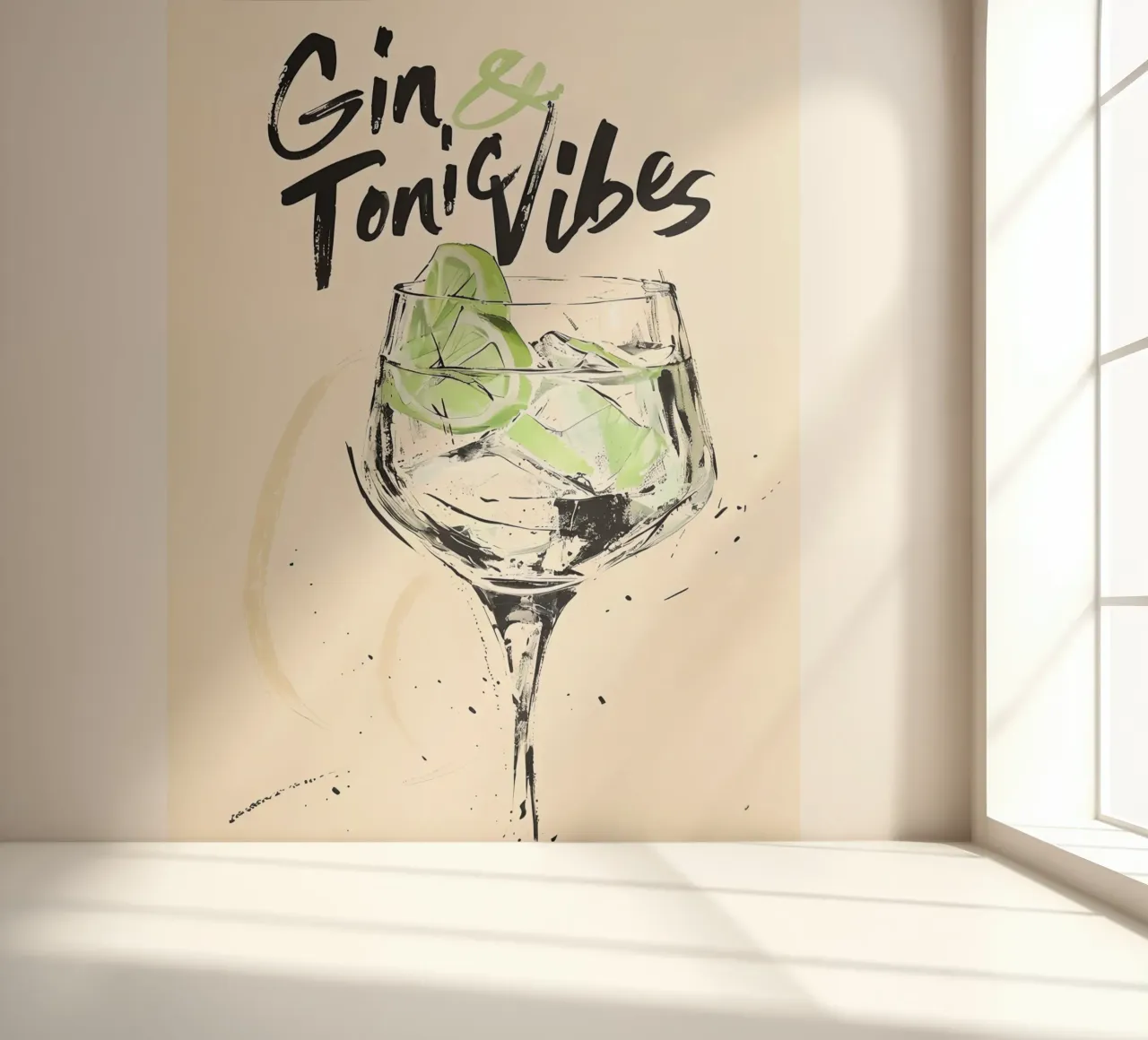 Gin and Tonic Vibes photo wallpaper by 🥝 KIWI STORE