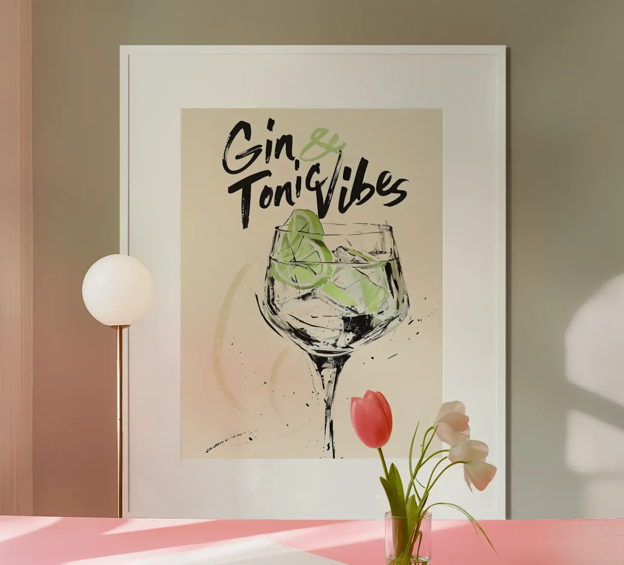 Gin et Tonic Vibes poster de 🥝 KIWI STORE