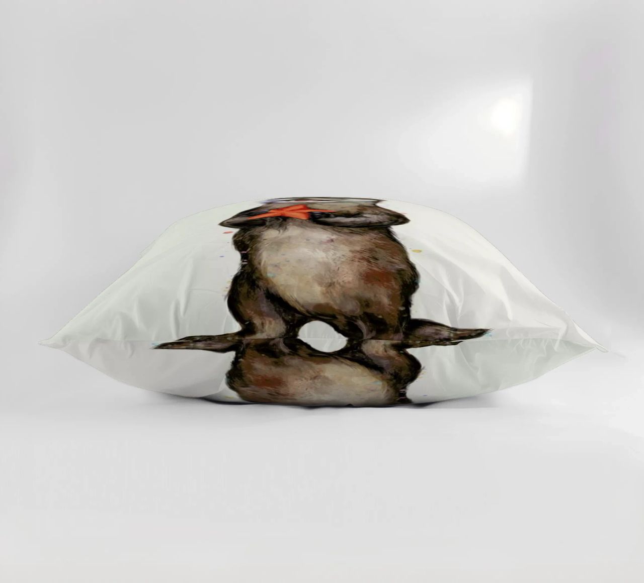 Otterly Delighted Otter cuscino da Laura Graves