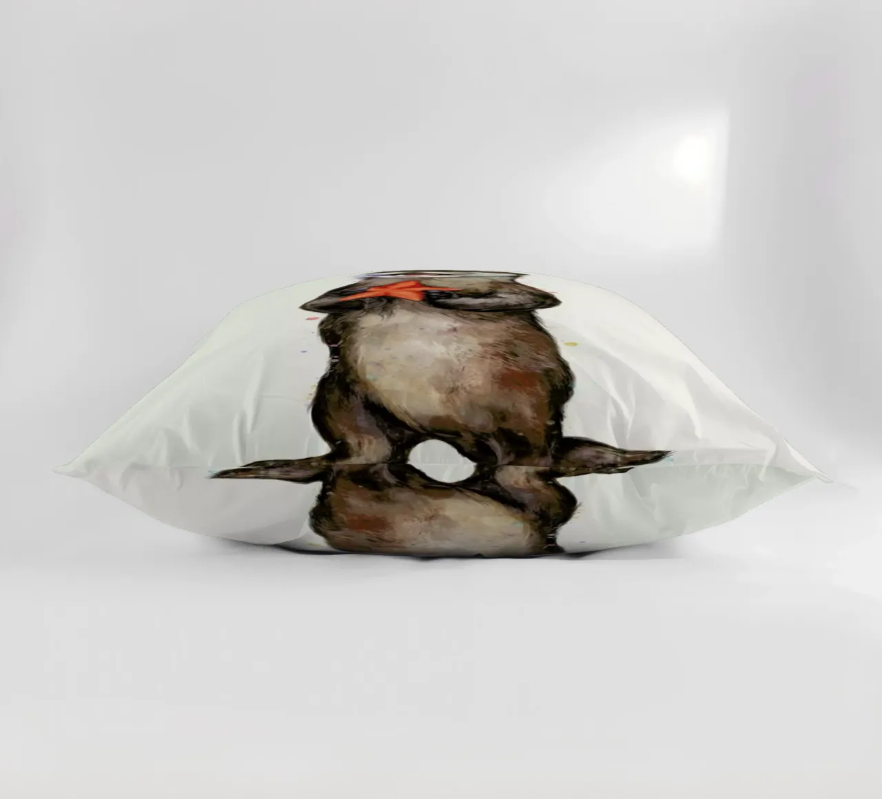 Otterly Delighted Otter cuscino da Laura Graves