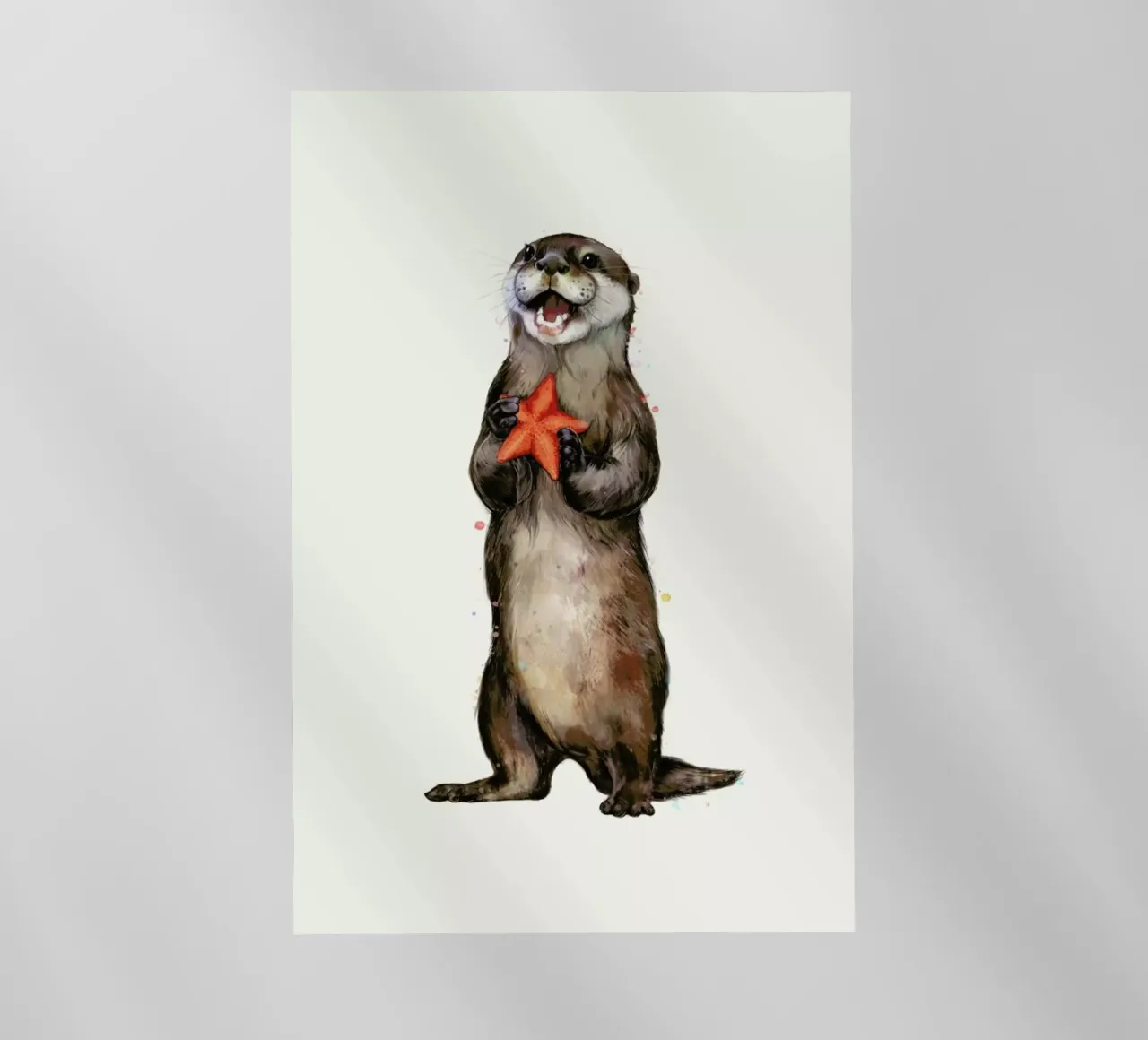 Otterly Delighted Otter pellicola backlit da Laura Graves