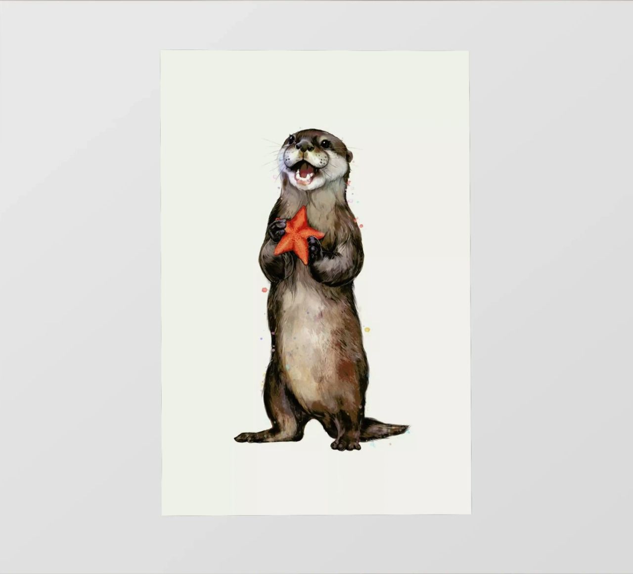 Otterly Delighted Otter pellicola backlit da Laura Graves