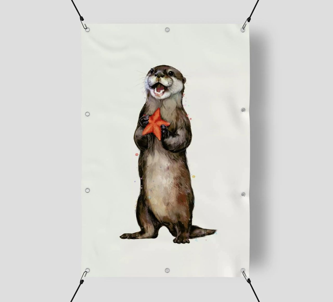 Otterly Delighted Otter telo in pvc da Laura Graves