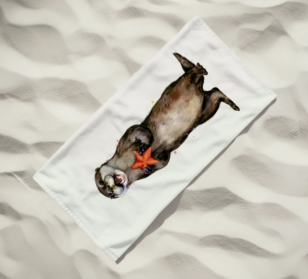 Otterly Delighted Otter telo mare da Laura Graves