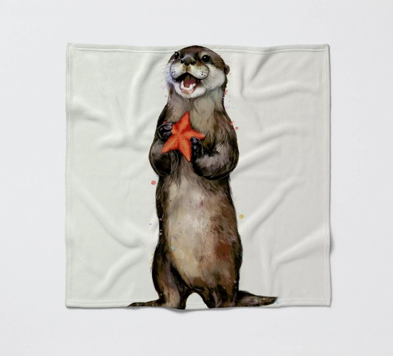Otterly Delighted Otter coperta in pile da Laura Graves