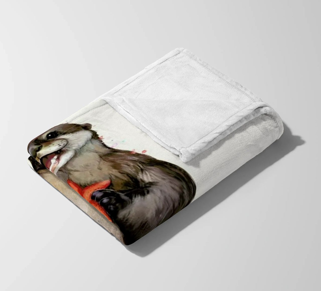 Otterly Delighted Otter coperta in pile da Laura Graves
