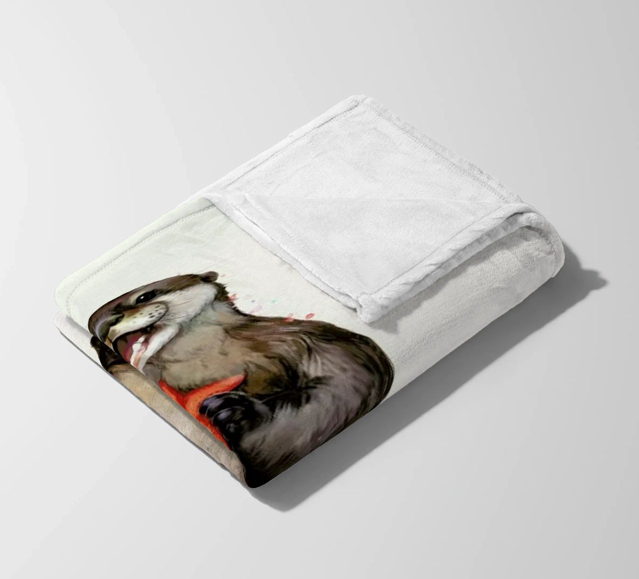 Otterly Delighted Otter coperta in pile da Laura Graves