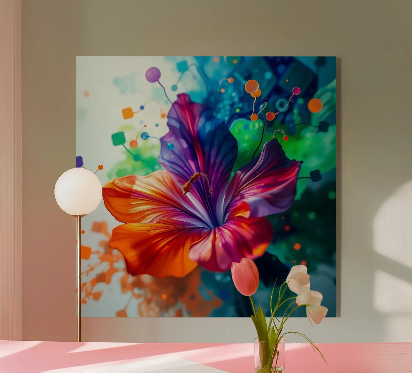 Blume_9 acryl van Farb- und Blütenzauber by LK