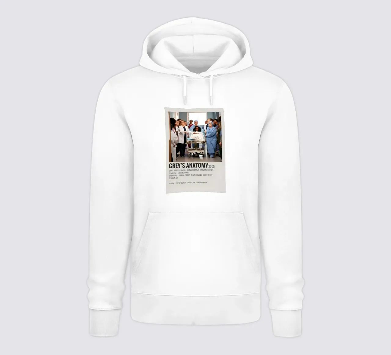 GREY'S ANATOMY 2005 felpa con cappuccio da MVFminimalist