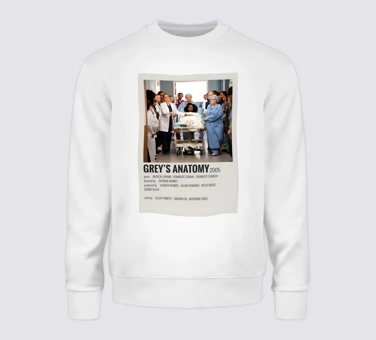 GREY'S ANATOMY 2005 felpa da MVFminimalist