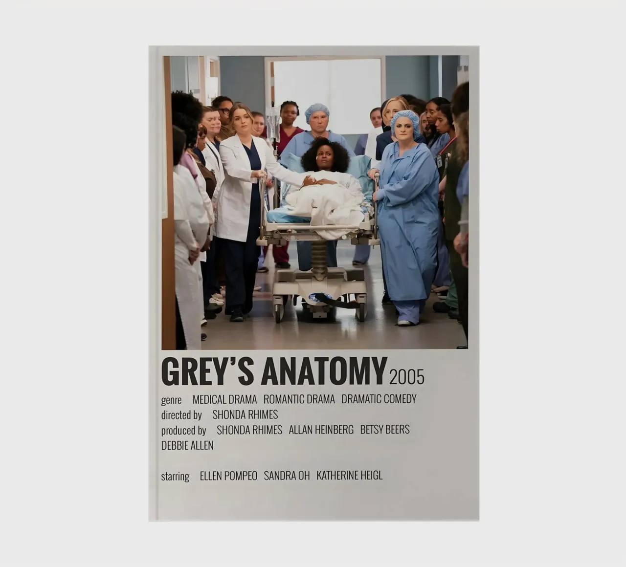 GREY'S ANATOMY 2005 notebook by MVFminimalist